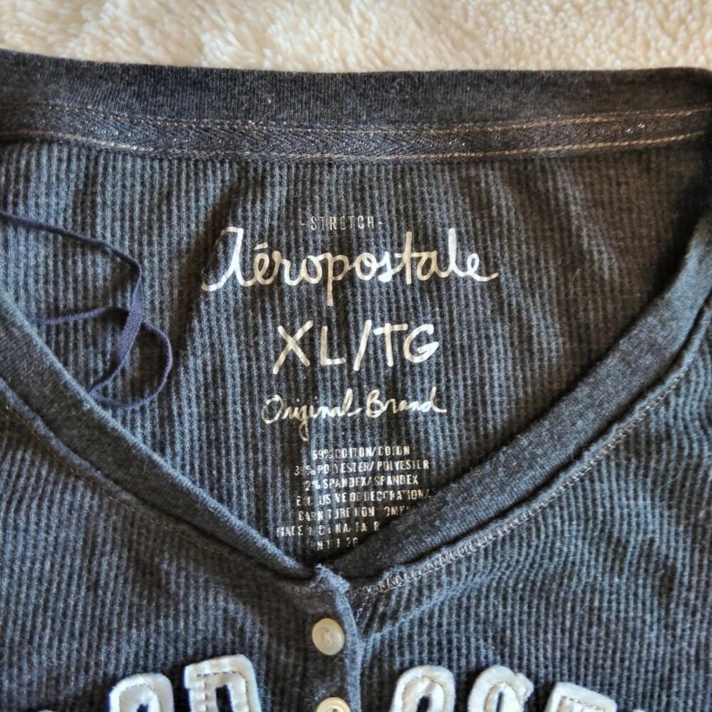 Aeropostale, Size XL, Gray, Used
